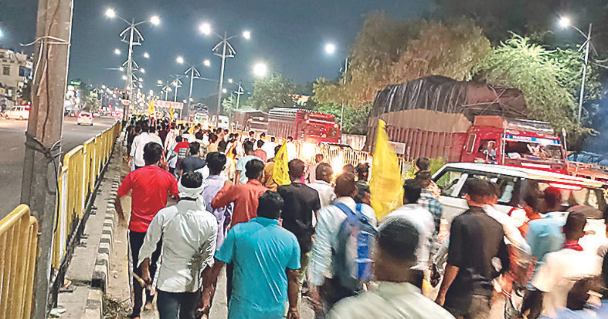 Protesters demand quota, block highway
